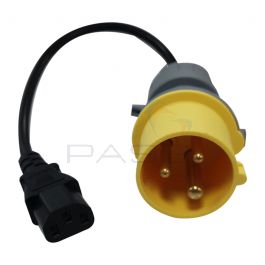 UK 13A Plug to 110V 16A 3 Pin Socket Adaptor for PAT Testing AMECaL TL-131A 
