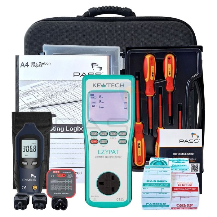 ソフビevirob2003 pit-a-pat-kit Kewtech EZYPAT PAT Tester – PAT Essentials Kit (Bundle 1)