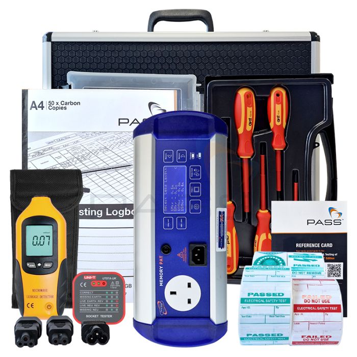 First Stop Safety MemoryPAT PAT Tester -Essentials Kit & accessories