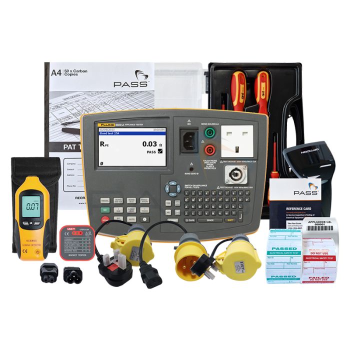 Fluke 6500-2 PAT Tester - Construction Bundle