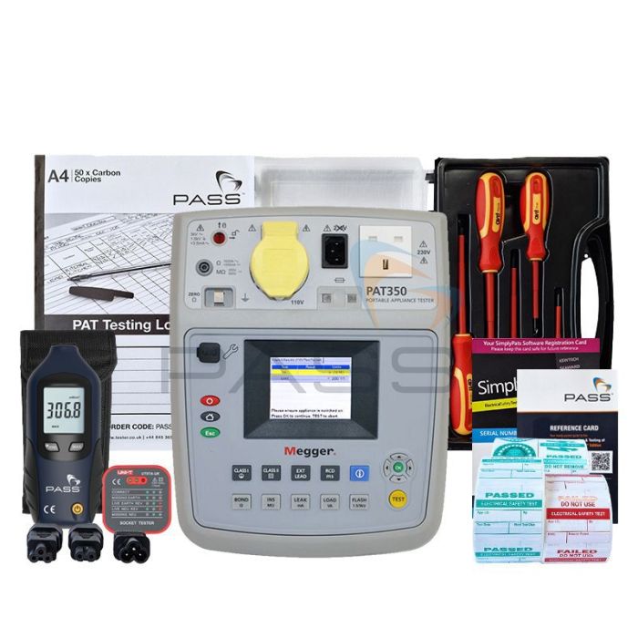 Megger PAT350 PAT Tester - PAT Professional Kit (Bundle 2)