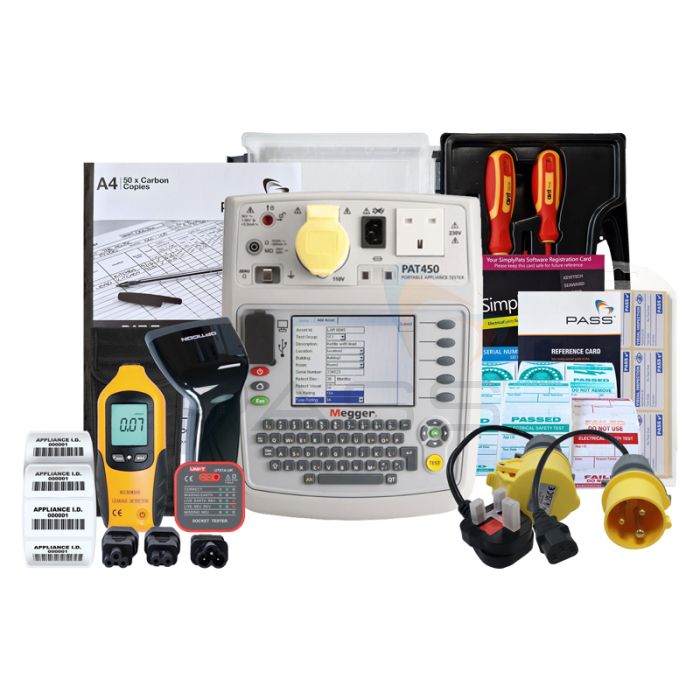 Megger PAT450 PAT Tester - Premium Kit (Bundle 3) & accessories