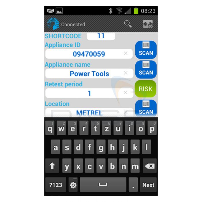 Metrel A1433 PATLink Android Software