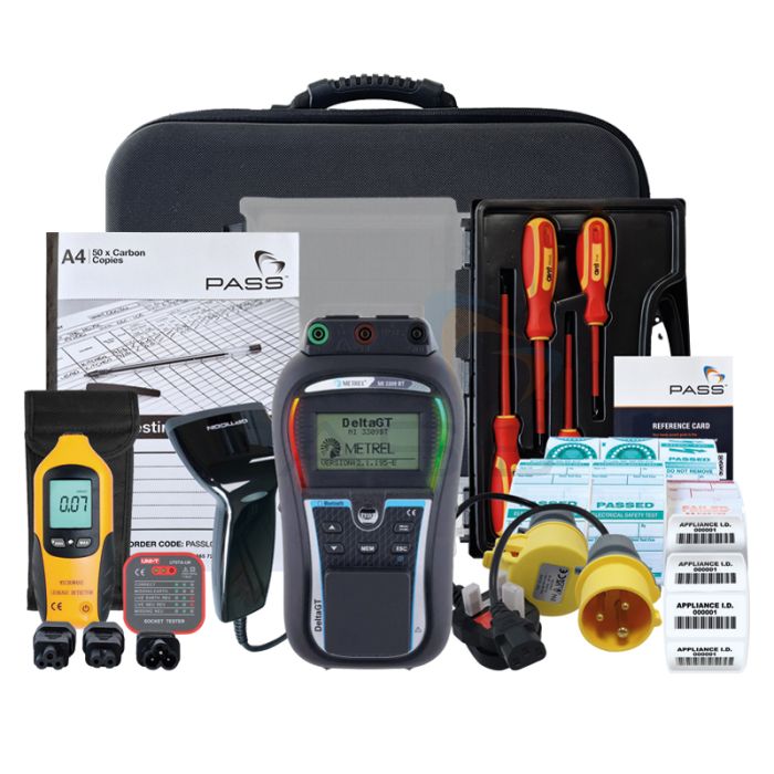 Metrel MI3309 DeltaPAT PAT Tester - Business Kit (Bundle 2) & accessories