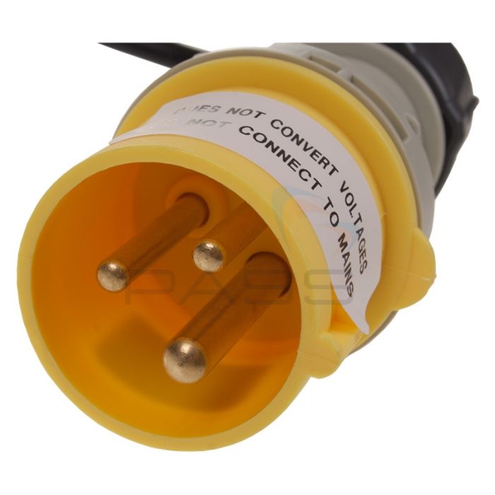 240V IEC To 110V 16Amp Socket - 3 Pin