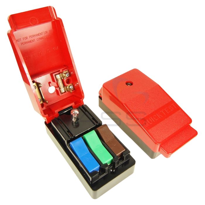 PAT Testing adaptor Quick Test Connector Safe Block