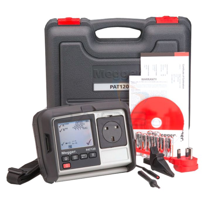 Megger PAT120 PAT Tester - Professional Kit (Bundle 2) PAT120