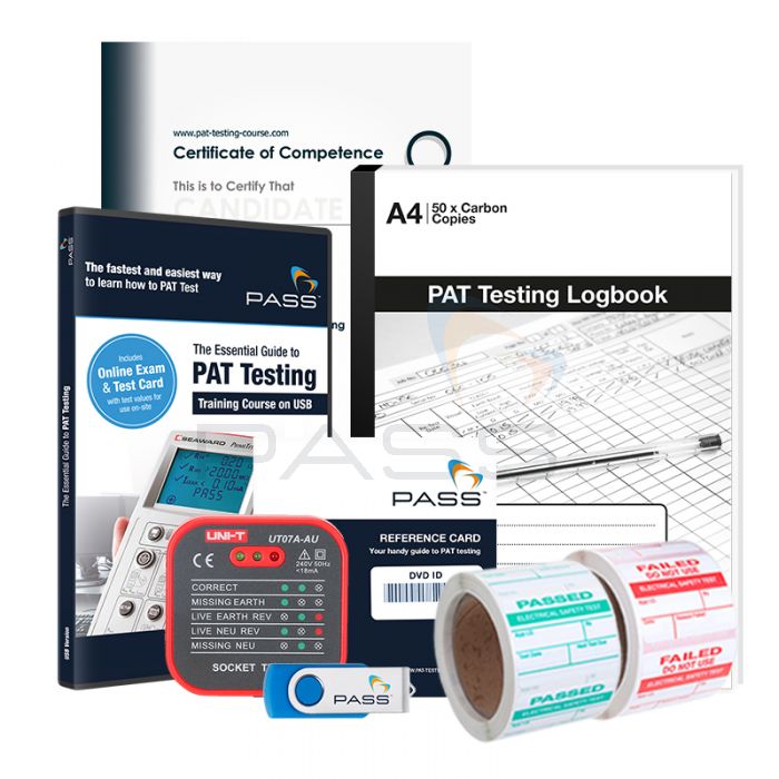 PAT Testing Handbook + Accessories Bundle