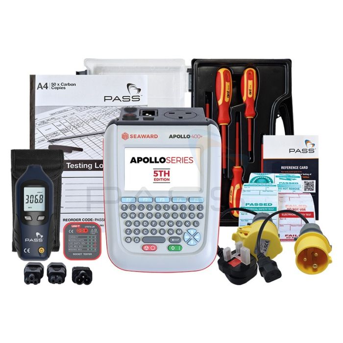 Seaward Apollo 400+ PAT Tester - Essentials Kit (Bundle 1) & accessories