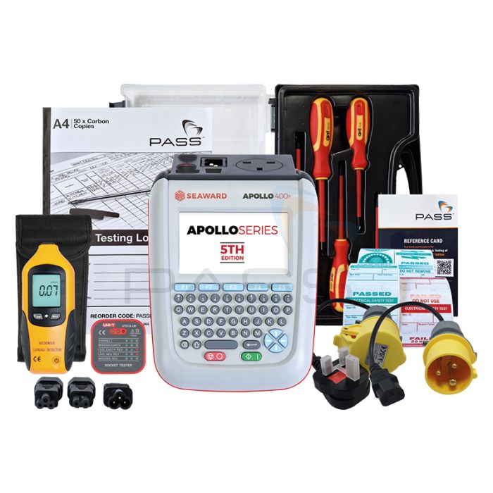 Seaward Apollo 400+ PAT Tester - Essentials Kit (Bundle 1) & accessories