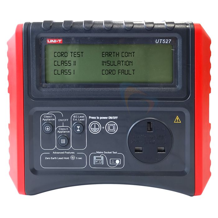 UNI-T UT527 PAT Tester - 5th Edition Compliant close up