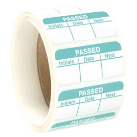 500 x Plug Top PAT Testing Labels - WM13