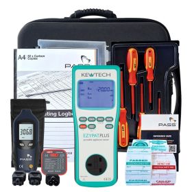 Kewtech EZYPAT-PLUS PAT Tester – PAT Essentials Kit (Bundle 1)