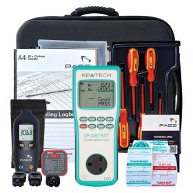 Kewtech SMARTPAT PAT Tester – PAT Essentials Kit (Bundle 1)