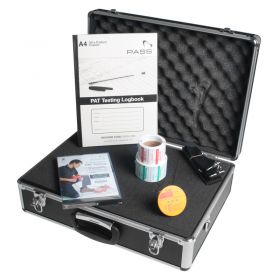 PAT Essentials 1: Case, Training DVD, Logbook, Socket Tester + Labels