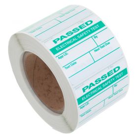 500 x Passed PAT Testing Labels - WM1