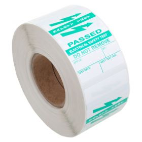 500 x Cable Wrap PAT Testing Labels - WM12 500