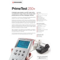 Seaward PrimeTest 250 Plus PAT Tester - Datasheet