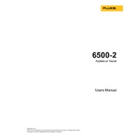 Fluke 6500-2 PAT Tester - User Manual