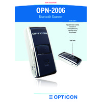 Opticon OPN-2006 Bluetooth Barcode Scanner - Datasheet